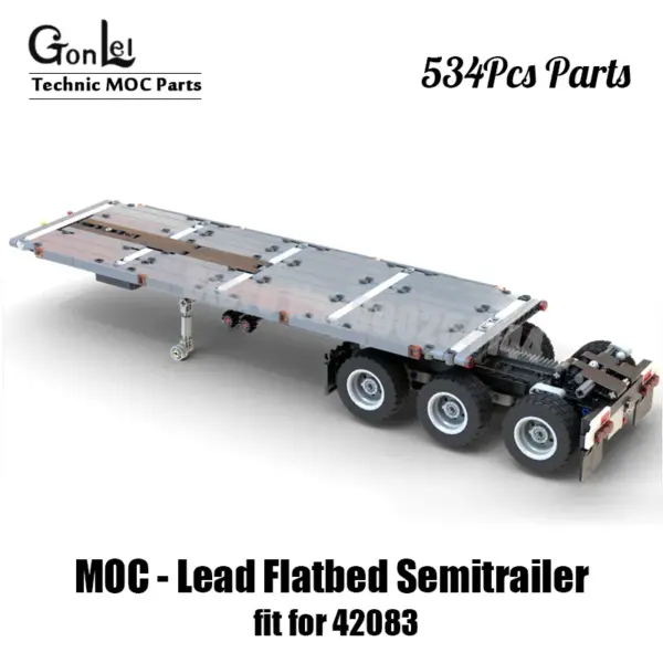 MOC Lead Side Wall Semitrailer 638pcs Kit - Image 5