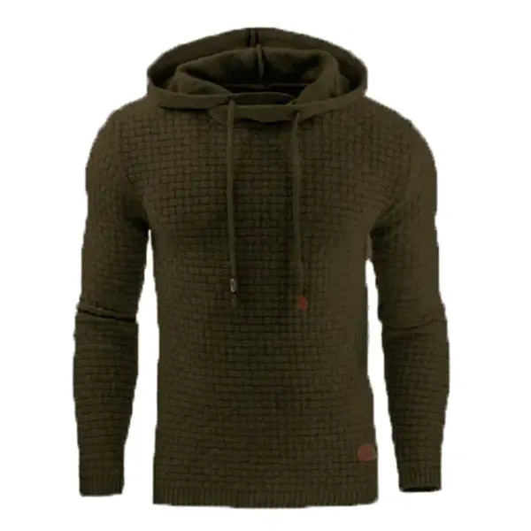 Casual Men's Oversized Hoodie with Zipper - Image 12