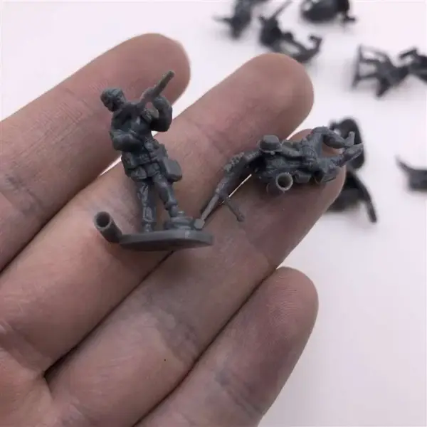 1:72 Scale Plastic Soldier Model Set 12pcs - Image 4