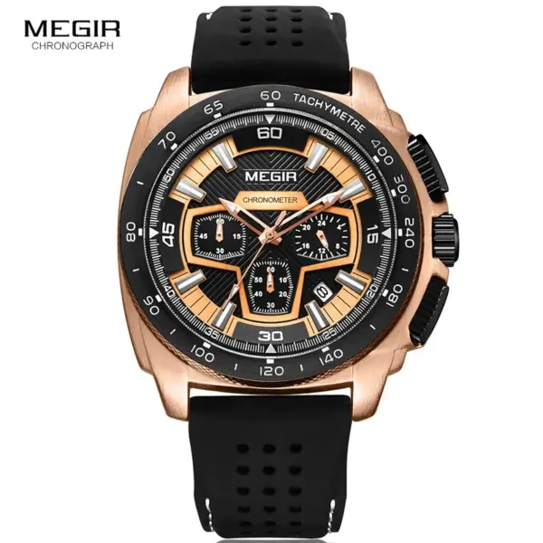 Megir MN2056GREBK-1N0 Quartz Chronograph Watch - Image 3