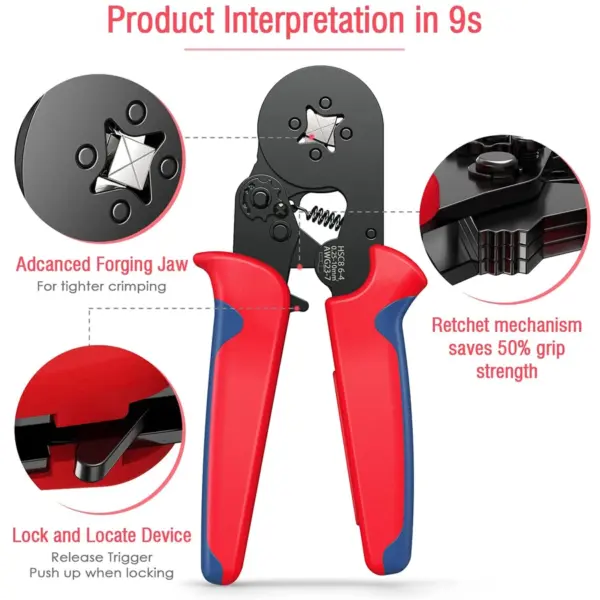 Ferrule Crimping Tool Kit 0.25-10mm² - Image 5