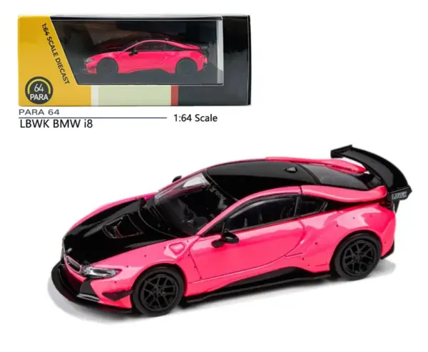 1/64 Scale Diecast BMW i8 Toy Car Model - Image 9