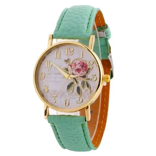 Rose Flower Women Quartz Wrist Watch 57245 8 Rose Flower Women Quartz Wrist Watch 57245 - Image 8