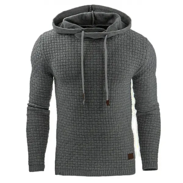 Casual Men's Oversized Hoodie with Zipper - Image 11