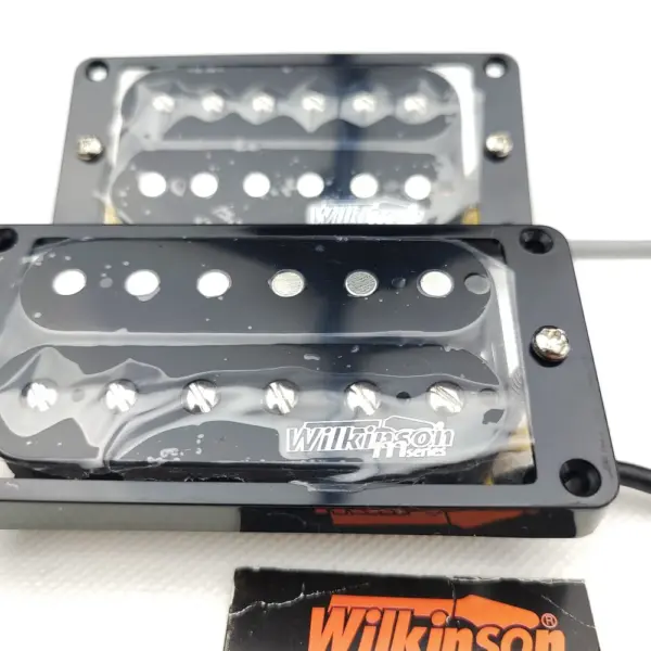 Wilkinson Black Double Coil Guitar Pickups Set - Image 3
