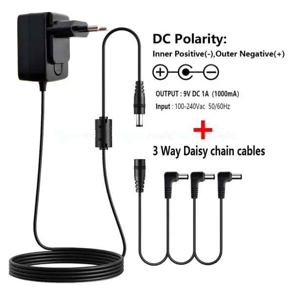 9V DC Guitar Pedal Power Adapter 1A - Image 18