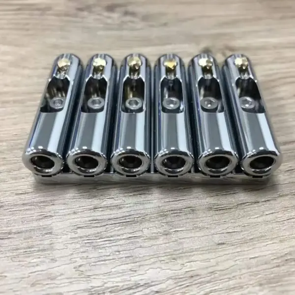 Brass Fixed Tailpiece Bridge for Electric Guitar - Image 3
