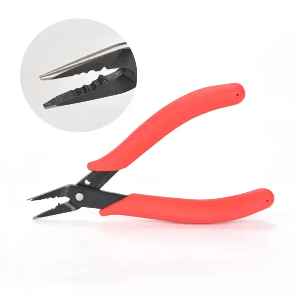 Mini Red Stainless Steel Crimping Pliers - Image 5
