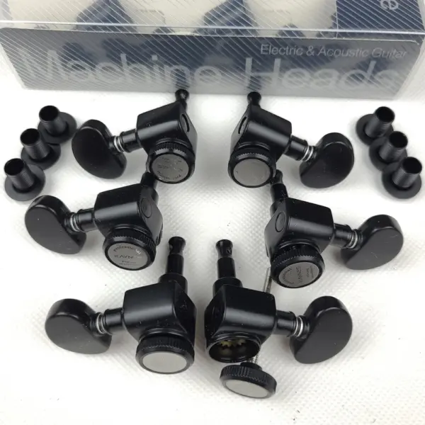 Kaynes DJ345B Electric Guitar Tuning Pegs Set - Image 4