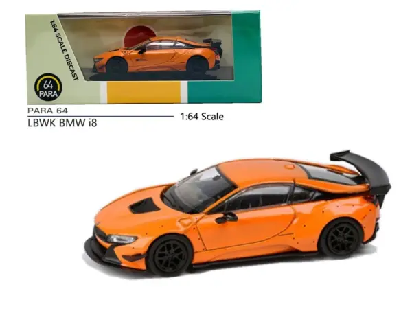 1/64 Scale Diecast BMW i8 Toy Car Model - Image 10