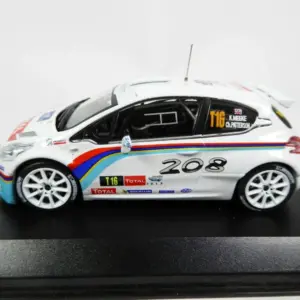 Peugeot 208 Diecast Rally Car Model 1:43 13 H75886b1e85534ebba5a6257f99b15442F