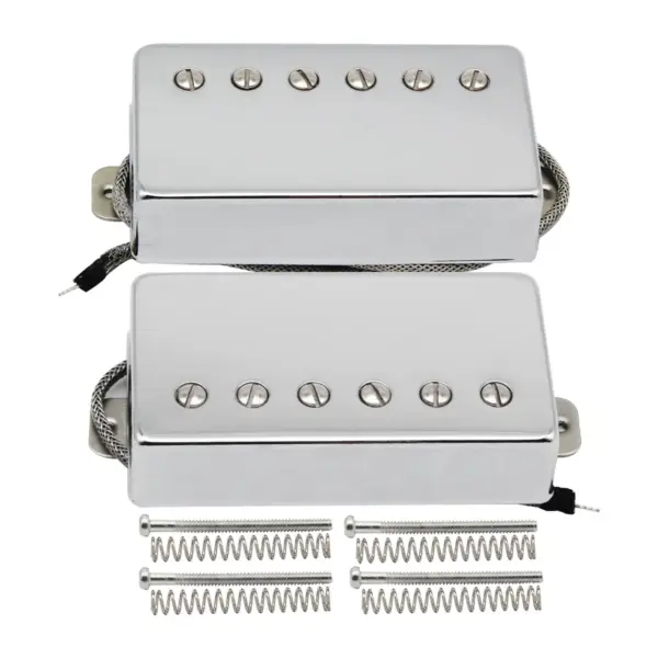 Alnico 5 Chrome Humbucker Pickups Set 2PCS - Image 3