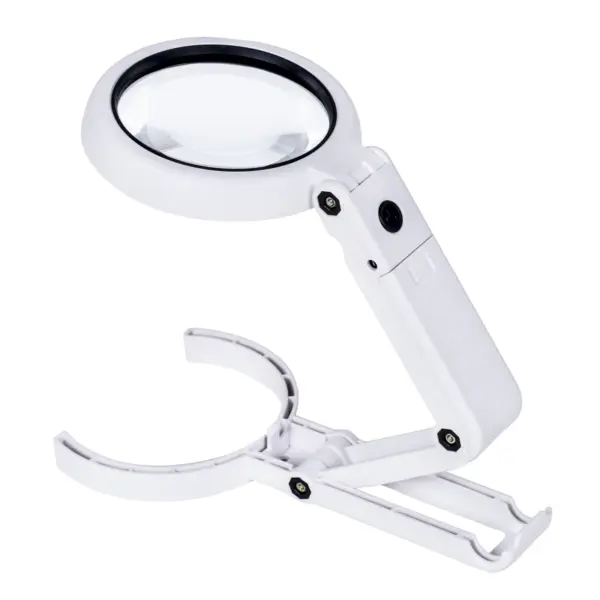 LED Handheld Magnifying Glass with Stand - Image 2