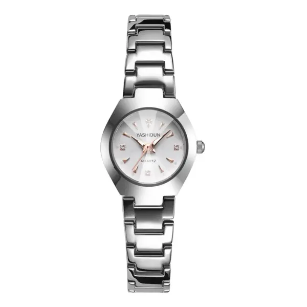 CQ38 Quartz Women's Silver/Rose Gold Watch - Image 8