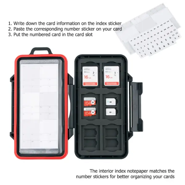 PROfezzion 48 Slot Memory Card Storage Case - Image 5