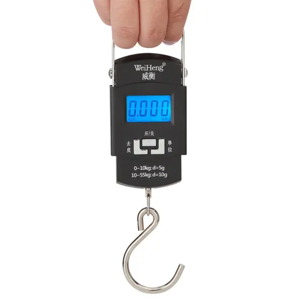 55kg USB Rechargeable Digital Hanging Scale - Image 4