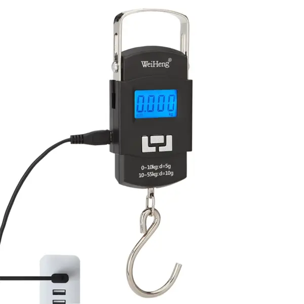 55kg USB Rechargeable Digital Hanging Scale