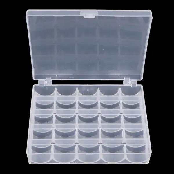 25/36 Pcs Clear Sewing Machine Bobbins Storage - Image 4