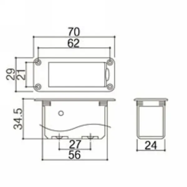 GOTOH BB-04 9V Battery Box for Guitars - Image 3
