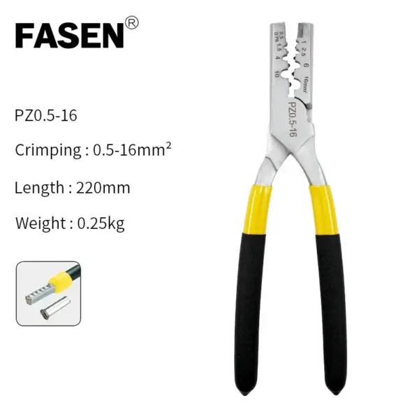 Mini German Style Crimping Pliers 0.5-16mm - Image 7