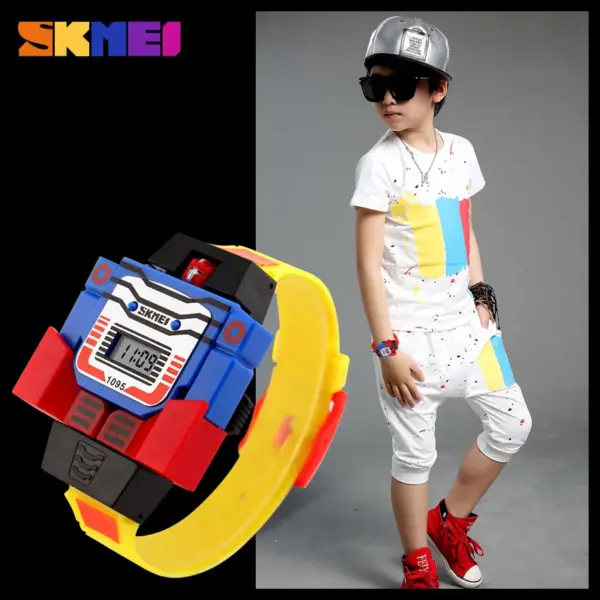SKMEI 1095 Kids Digital Cartoon Watch - Image 4