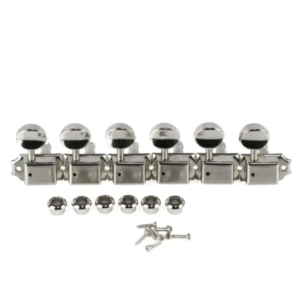 Nickel Silver 6-in-line Guitar Tuning Pegs - Image 2