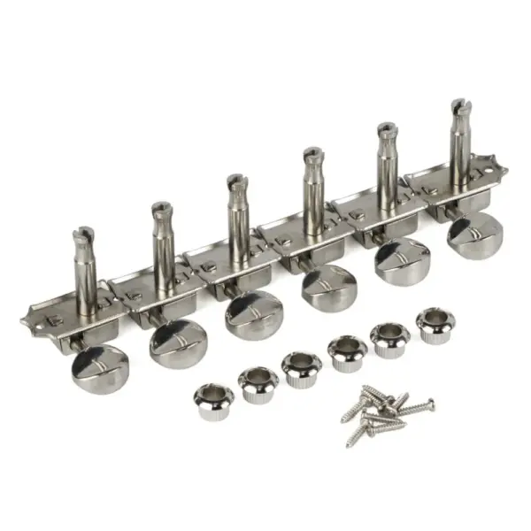 Nickel Silver 6-in-line Guitar Tuning Pegs - Image 3