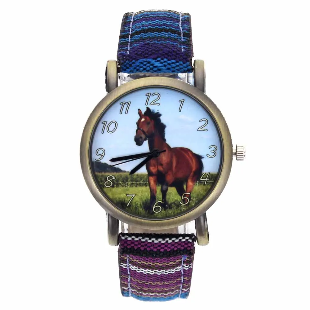 GERRYDA WW400 Running Horse Canvas Sport Watch 2 GERRYDA WW400 Running Horse Canvas Sport Watch - Image 2