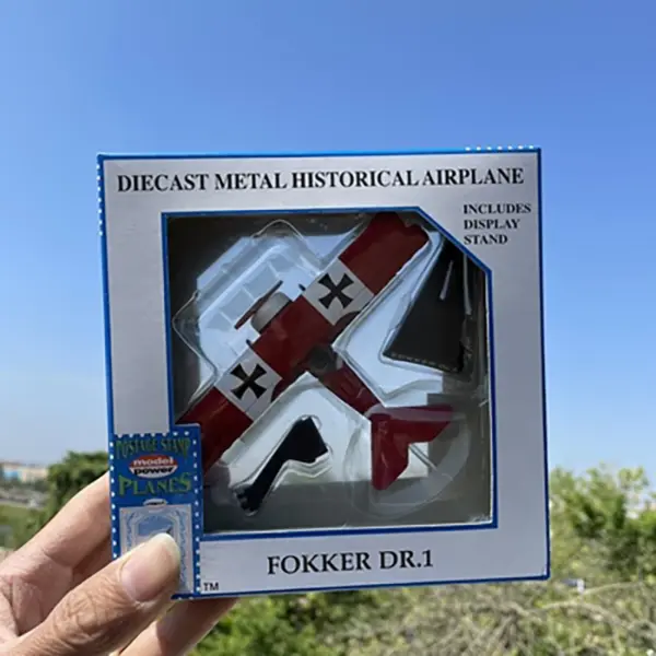 1:63 Scale Fokker Dr.I Triplane Model Aircraft - Image 5