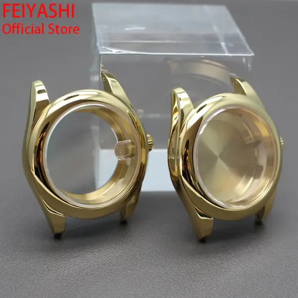 Gold Luxury Men's Watch Cases for Datejust - Image 3