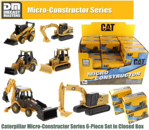 CAT Mini Constructor 6-Piece Diecast Set