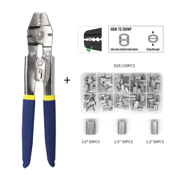 Stainless Steel Fishing Pliers with 150 Sleeves - Image 10