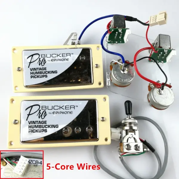 Nickel ProBucker Humbucker Set for Electric Guitar - Image 6
