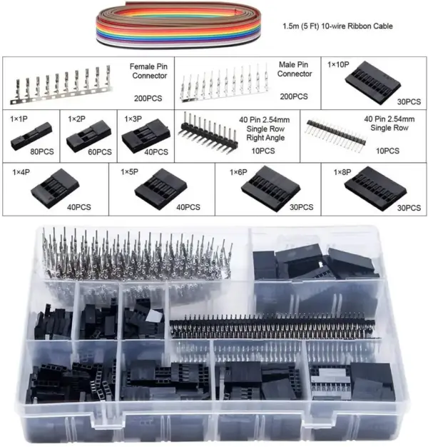 Dupont Crimping Tool Kit with 310/620/1550pcs - Image 4