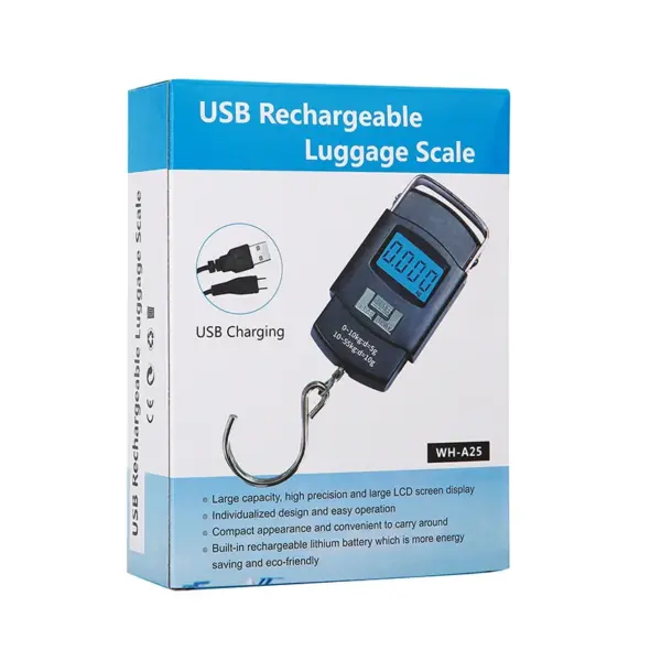 55kg USB Rechargeable Digital Hanging Scale - Image 6