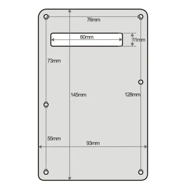 Guitar Tremolo Back Plate Cover for ST Model - Image 2