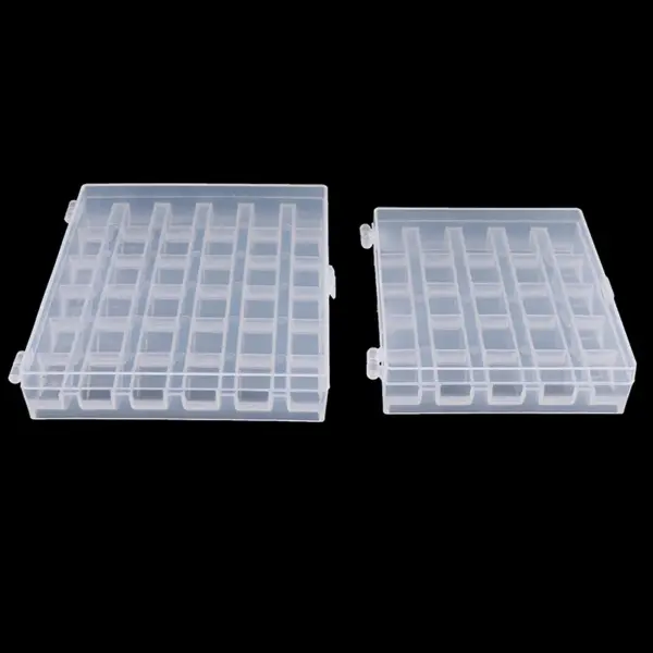 25/36 Pcs Clear Sewing Machine Bobbins Storage