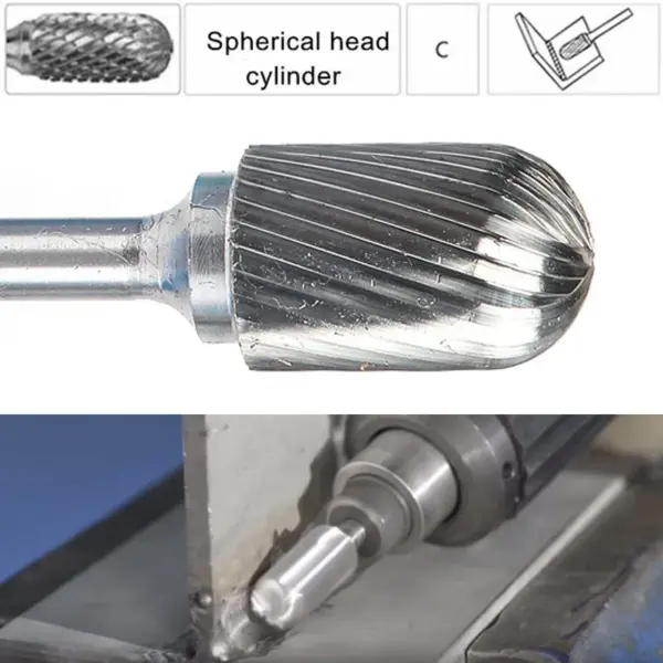 6mm Shank Tungsten Carbide Rotary Burr Set - Image 4