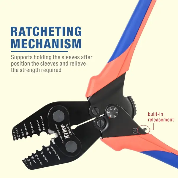 CWR1328 Wire Rope Crimping Tool with Cutter - Image 6