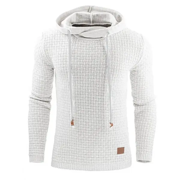 Casual Men's Oversized Hoodie with Zipper - Image 9