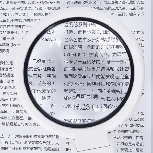 LED Handheld Magnifying Glass with Stand - Image 5