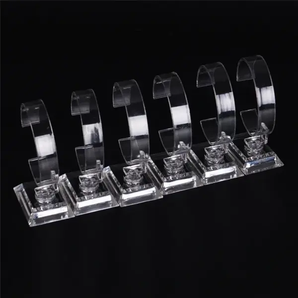 Acrylic 2pc Watch Bracelet Display Holder - Image 3