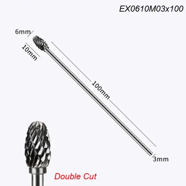100mm Tungsten Carbide Rotary Burr Tool - Image 7