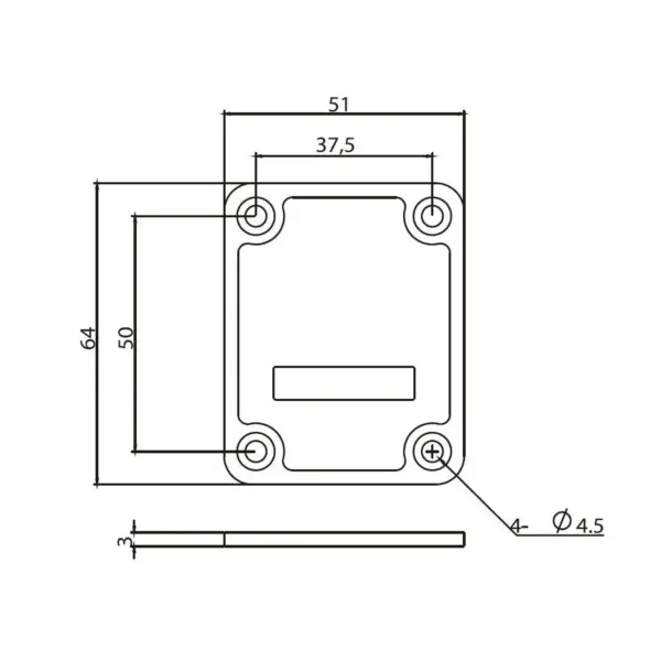 Guitar Neck Plate for Charvel Guitar - Image 3