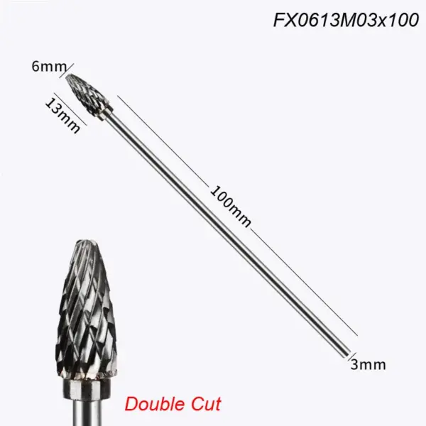 100mm Tungsten Carbide Rotary Burr Tool - Image 15
