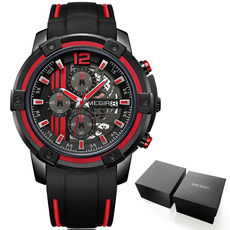 Megir MN2097 Men's Chronograph Sports Watch 8 Megir MN2097 Men's Chronograph Sports Watch - Image 8
