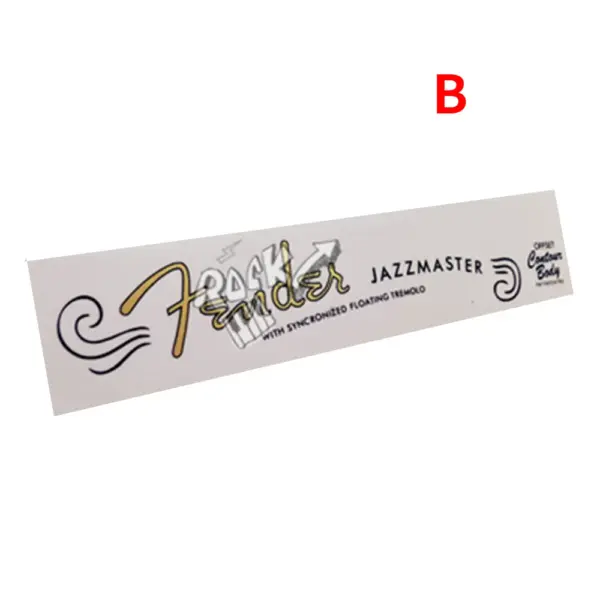 Custom Decal Sticker for Guitar Peghead - Image 3