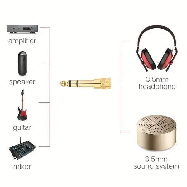Audio Adapter Set 1/4-inch and 1/8-inch - Image 2