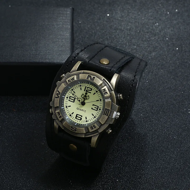Vintage Cowhide Strap Quartz Watch A3070 Ladies 2 Vintage Cowhide Strap Quartz Watch A3070 Ladies - Image 2