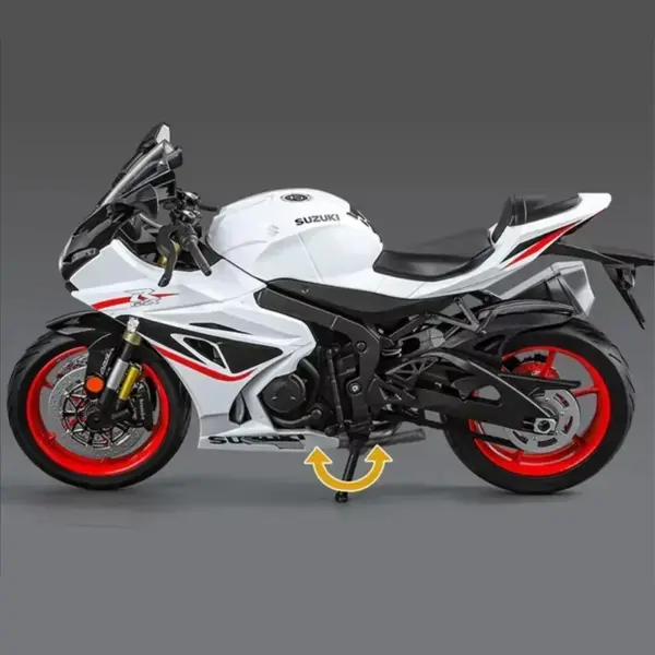 1:9 Suzuki GSX-1000R Diecast Motorcycle Model - Image 2